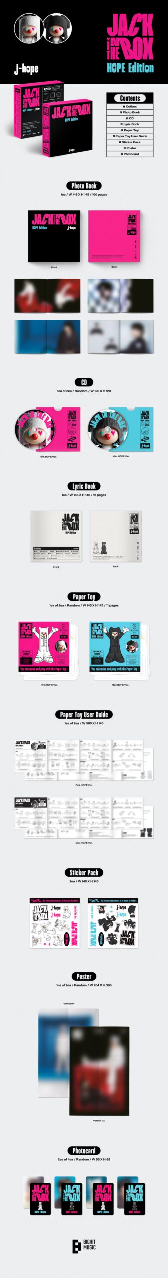 JITB J-Hope hope edition details BTS