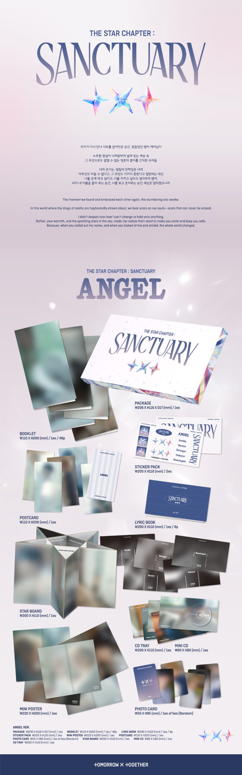 TXT Sanctuary angel details