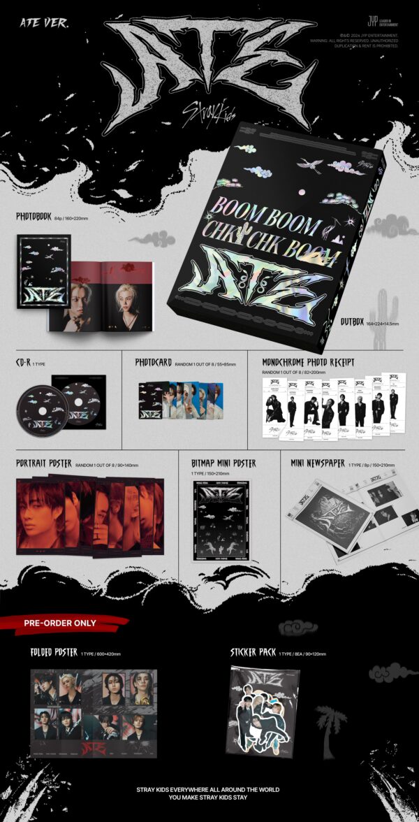 Straykids ate ate version limited details