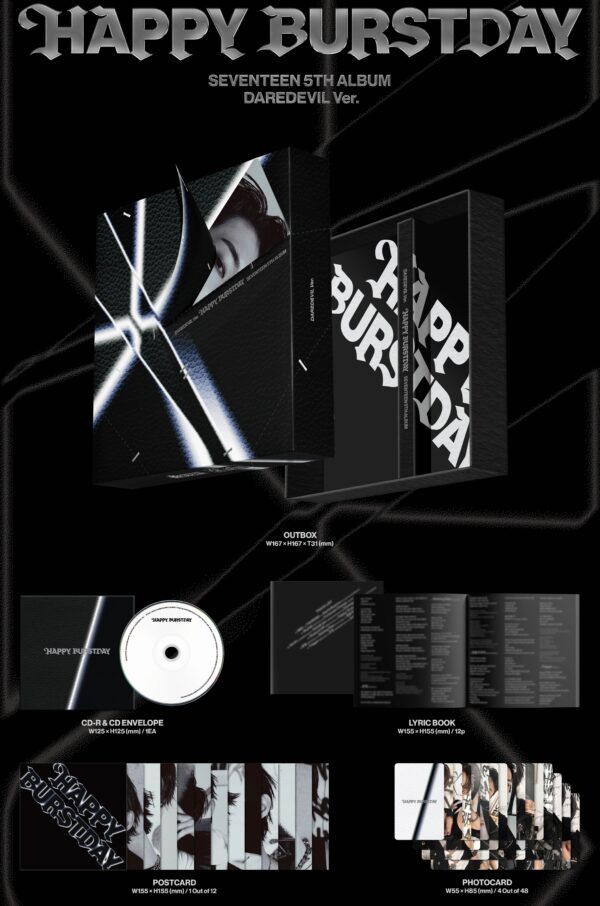 Seventeen Happy Burstday daredevil version album content