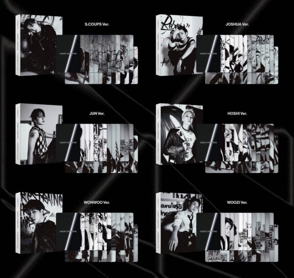 Seventeen Happy Burstday daredevil version album random member (S.Coups, Joshua, Jun, Hoshi, Wonwoo, Woozi)