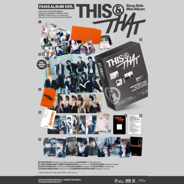 Stray Kids This & That details 01 (Fans vers.)