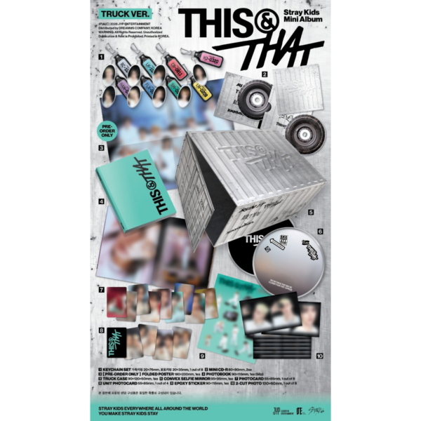 Stray Kids This & That details (Truck vers.)